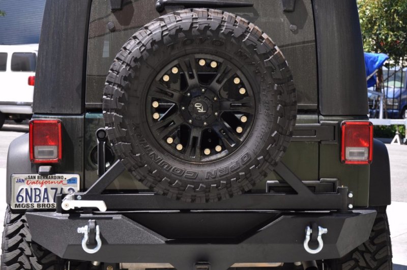 DV8 Offroad 07-21 Jeep Wrangler (JK/JL) Bolt-On Hitch w/o Lights