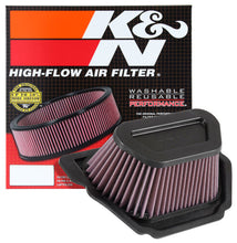 Load image into Gallery viewer, K&N Replacement Drop In Air Filter for 2015 Yamaha YZF R1