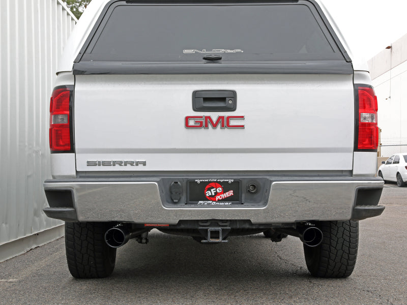 aFe Apollo GT Series Cat-Back Exhaust GM Trucks 09-18 V6-4.3L/V8-4.8/5.3L-Dual Rear Exit Black Tips