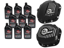 Load image into Gallery viewer, aFe Power Front/Rear Diff Cover Kit w/ Oil 17-22 Ford Diesel V8 (Dana Super 60 &amp; Sterling 10.5-12)