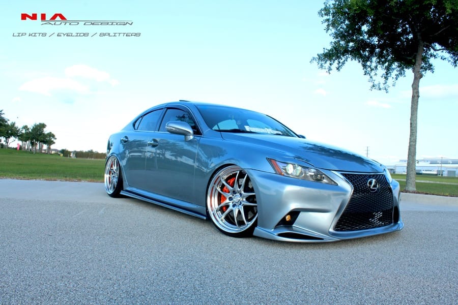 Lexus IS Base Model NIA Side Skirts 2006-13 in ABS