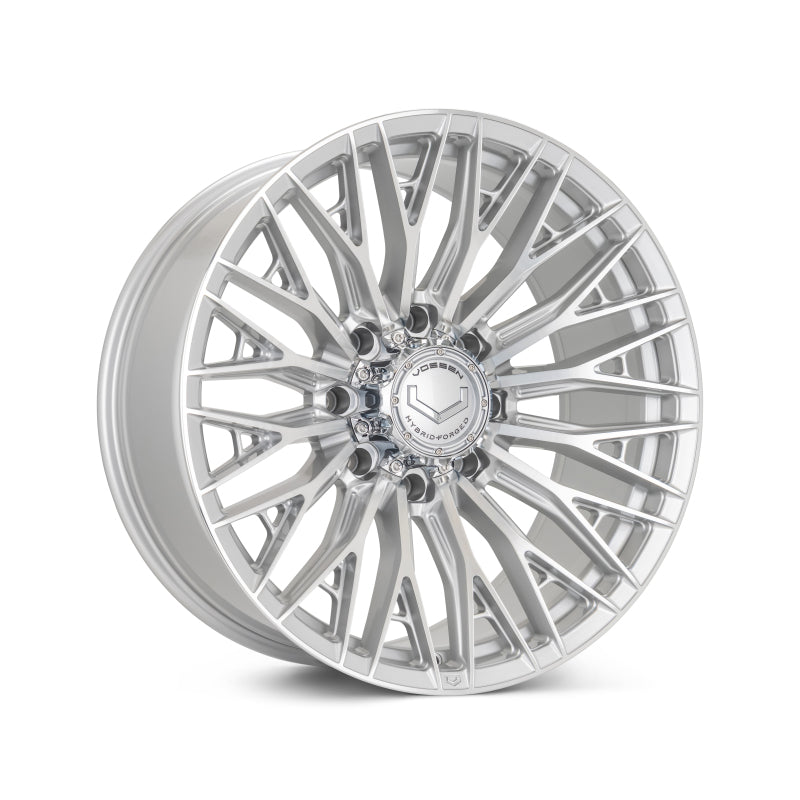 Vossen HFX-6 22x10 - 8x170 - ET-18 - Super Deep Face - 125.1 - Silver Polished Wheel