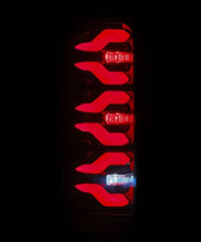 Load image into Gallery viewer, AlphaRex 87-96 Ford Bronco/F-150 Luxx-Series LED Tail Lights - Black Red