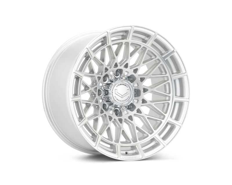 Vossen HFX-3 24x12 - 8x180 - ET44 - Ultra Deep Face - 124.3 - Silver Polished Wheel