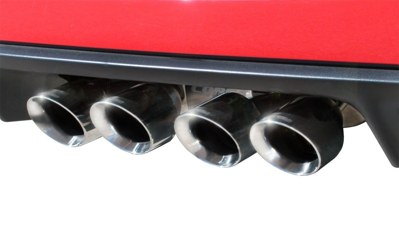 Corsa 06-08 Chevrolet Corvette C6 (A/T) 2.5in Xtreme Cat-Back Exhaust - 3.5in Twin Tips