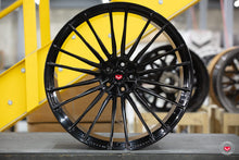 Load image into Gallery viewer, Vossen Forged S17-04 - 21X9.5 - 5X112 - ET44 - 66.5 - GB - Gloss Black w/ Brickell Bronze Shield