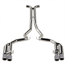 Load image into Gallery viewer, Kooks 18-24 Ford Mustang GT 5.0 3in. Valved Shotgun Cat-Back Exhaust - Carbon Tips