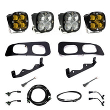Load image into Gallery viewer, Baja Designs 2023+ Ford F250/F350 Super Duty Squadron SAE/Pro Fog Pocket Kit - Amber Upfitter