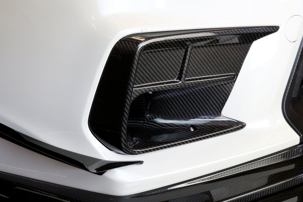 Subaru WRX STI Carbon Fiber Front Bumper Bottom Canards 2018-2021                      Subaru WRX STI Carbon Fiber Front Bumper Bottom Canards 2018-2021