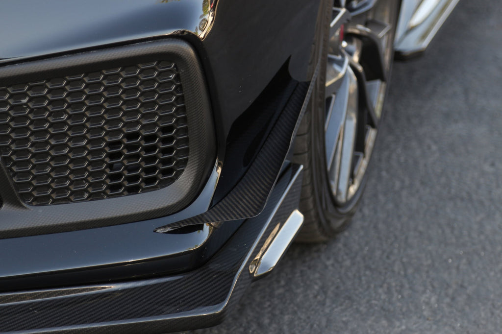 Subaru WRX STI Carbon Fiber Front Bumper Bottom Canards 2018-2021                      Subaru WRX STI Carbon Fiber Front Bumper Bottom Canards 2018-2021