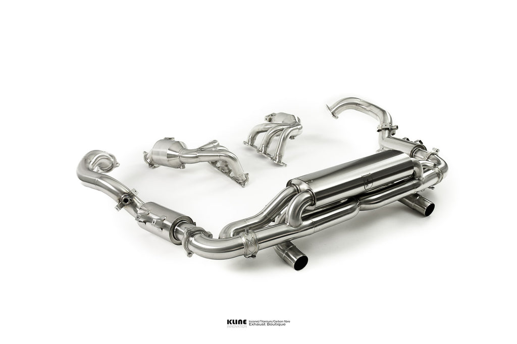 Kline Innovation Valvetronic Cat Back Exhaust (718 GT4 RS)