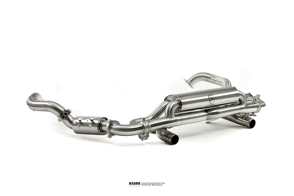 Kline Innovation Valvetronic Cat Back Exhaust (718 GT4 RS)