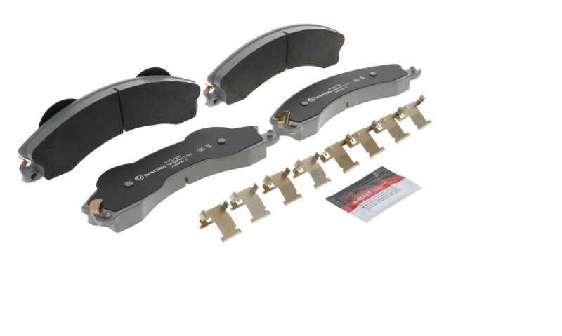 Brembo 09-17 Chevrolet Silverado 2500 HD/GMC Sierra 2500 HD/Silverado 3500 HD Front NAO Brake Pad