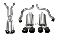 Load image into Gallery viewer, Corsa 06-08 Chevrolet Corvette C6 (A/T) 2.5in Xtreme Cat-Back Exhaust - 3.5in Black Twin Tips