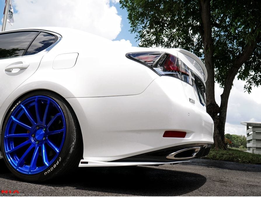 Lexus GS Base Model, F-Sport NIA rear lip spats bodykit 2012-2020 in ABS