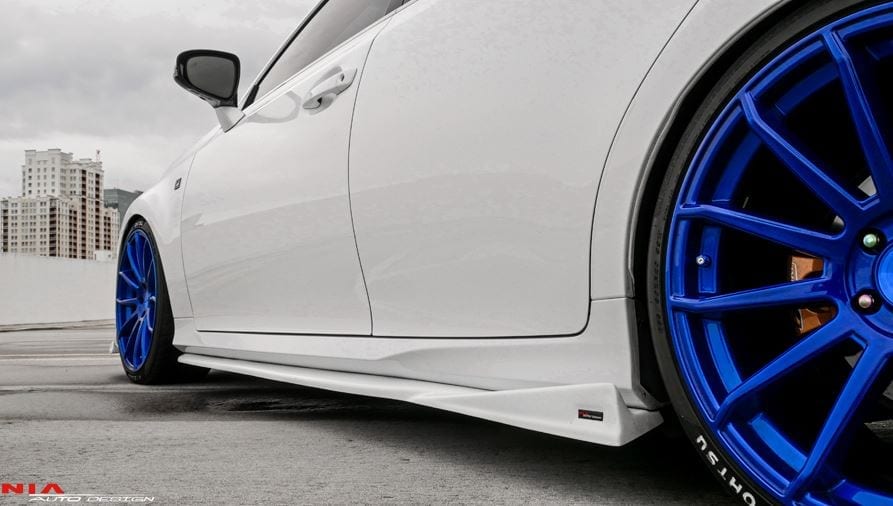Lexus GS Base Model, F-Sport NIA Side Skirts Lip bodykit  2012-2020 in ABS
