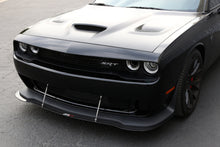 Load image into Gallery viewer, Dodge Challenger Hellcat Carbon Fiber Front Wind Splitter 2015 - 2023