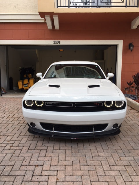 Dodge Challenger RT/ SXT Front Wind Splitter 2015 - 2023                      Dodge Challenger RT/ SXT Front Wind Splitter 2015 - 2023