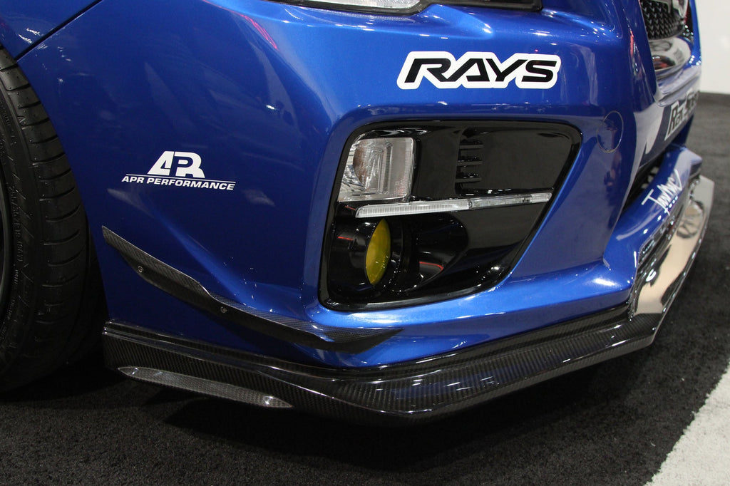Subaru WRX STI Carbon Fiber Front Bumper Bottom Canards 2015-2017                      Subaru WRX STI Carbon Fiber Front Bumper Bottom Canards 2015-2017