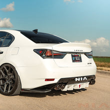 Load image into Gallery viewer, Lexus GS-F  NIA Rear Diffuser Bumper Extension 2016-2020 in ABS or Carbon Fiber