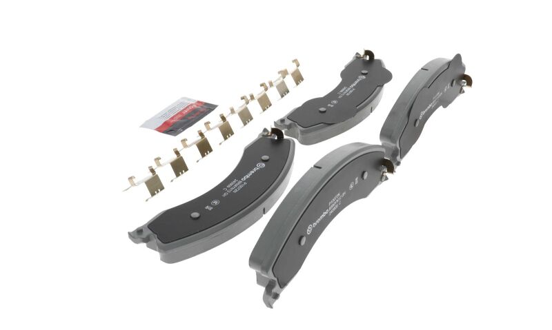 Brembo 09-17 Chevrolet Silverado 2500 HD/GMC Sierra 2500 HD/Silverado 3500 HD Front NAO Brake Pad