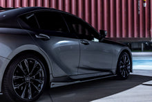 Load image into Gallery viewer, Lexus IS Base Model, F-Sport NIA  side skirts lip bodykit 2021-2025 in ABS or Carbon Fiber