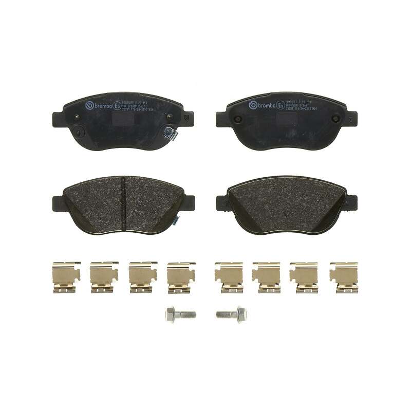 Brembo 14-17 Fiat 500 Front Low-Met Brake Pad