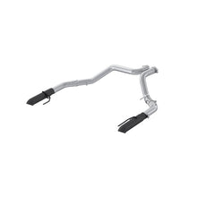 Load image into Gallery viewer, MBRP 2022+ Ford F-150 Raptor 3.5L / Raptor R 5.2L 3in Dual Rear Exit Turndown Axle Back - Black