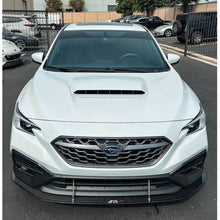 Load image into Gallery viewer, Subaru WRX Carbon Fiber Wind Splitter w/ Rods 2022-2023                      Subaru WRX Carbon Fiber Wind Splitter w/ Rods 2022-2023
