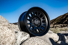 Load image into Gallery viewer, ICON Anza 17x8.5 6x5.5 25mm Offset 5.75in BS 95.1mm Hub Bore Satin Black Wheel