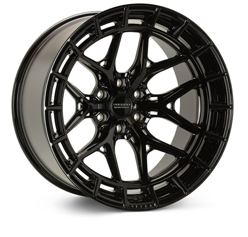 Vossen HFX-6 20x10 - 6x139.7 - ET-18 - Super Deep - 106.1 - Gloss Black Wheel
