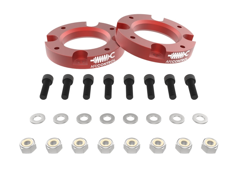 aFe 24-25 Toyota Tacoma CONTROL 1.5in Leveling Kit - Red