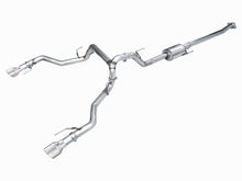 Load image into Gallery viewer, AWE Tuning 2021+ Ford F150 Tremor w/ Bumper Cutouts 0FG Non-Resonated Cat-Back w/ Chrome Silver Tips