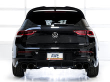 Load image into Gallery viewer, AWE Tuning MK8 Volkswagen Golf R 3in Touring Edition Quad Exhaust - Diamond Black Tips
