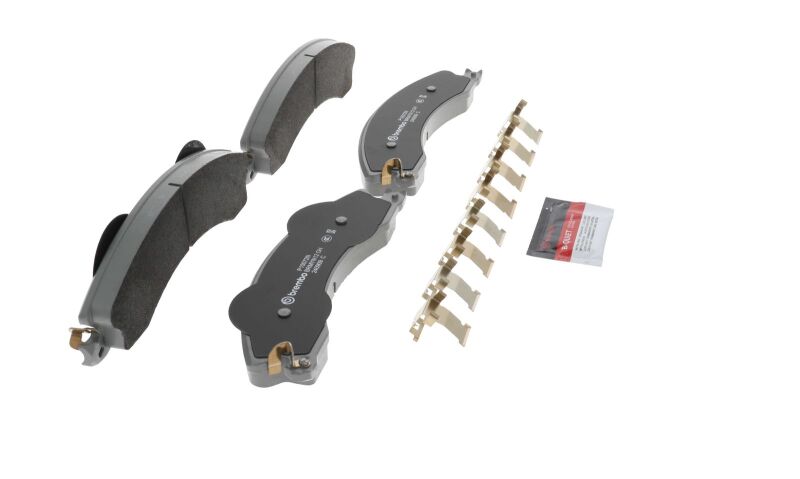 Brembo 09-17 Chevrolet Silverado 2500 HD/GMC Sierra 2500 HD/Silverado 3500 HD Front NAO Brake Pad