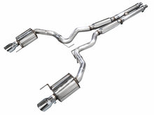 Load image into Gallery viewer, AWE Tuning 2024 Ford Mustang GT Fastback S650 RWD Touring Catback Exhaust w/ Dual Chrome Silver Tips