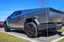 Load image into Gallery viewer, Rally Armor 24-26 Tesla Cybertruck Black UR Mud Flap White Logo