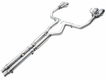 Load image into Gallery viewer, AWE 2024 Ford Mustang Dark Horse S650 RWD Track Edition Cat-Back Exhaust w/ Quad Chrome Silver Tips
