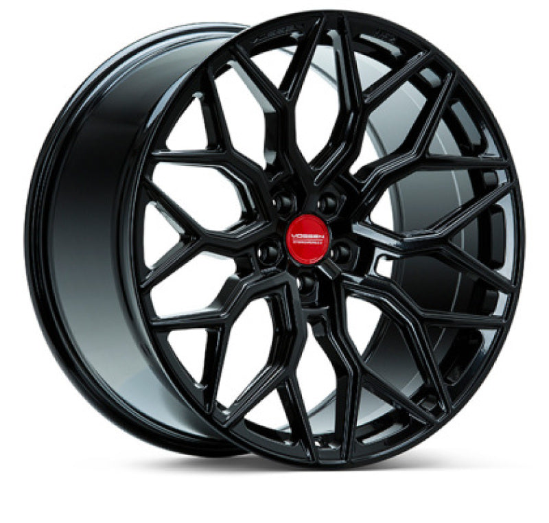 Vossen HF2 - 22x10 - ET10 - 5x120 - 66.56 - DEEP - GB - GLOSS BLACK