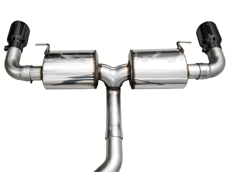AWE 19-23 BMW 330i / 21-23 BMW 430i Base G2X Touring (Excl. Conv) Axle-Back Exhaust - Diamond Black