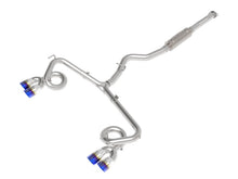 Load image into Gallery viewer, aFe Subaru WRX/STi 15-21 H4-2.0/2.5L Takeda 3in to 2-1/2in Stnlss Cat-Back Exhaust w/ Blue Flame Tip
