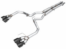 Load image into Gallery viewer, AWE 2024 Ford Mustang Dark Horse S650 RWD Track Edition Cat-Back Exhaust w/ Quad Diamond Black Tips