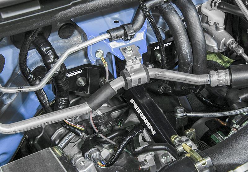 PERRIN 15-21 Subaru Impreza/WRX/STI Pitch Stop Mount & Firewall Brace - Black