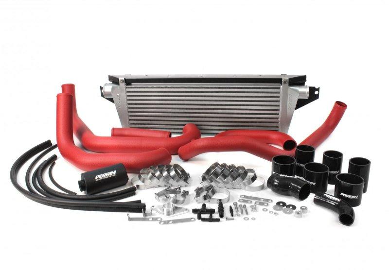 PERRIN 15-21 Subaru WRX/STI Front Mount Intercooler Core + Mounting Beam - Black Core