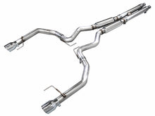 Load image into Gallery viewer, AWE 2024 Ford Mustang GT Fastback S650 RWD Track Edition Cat-Back Exhaust w/ Dual Chrome Silver Tips