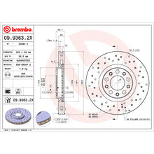 Load image into Gallery viewer, Brembo OE 16-17 Chrysler 200/13-16 Dodge Dart Friction Brake Disc