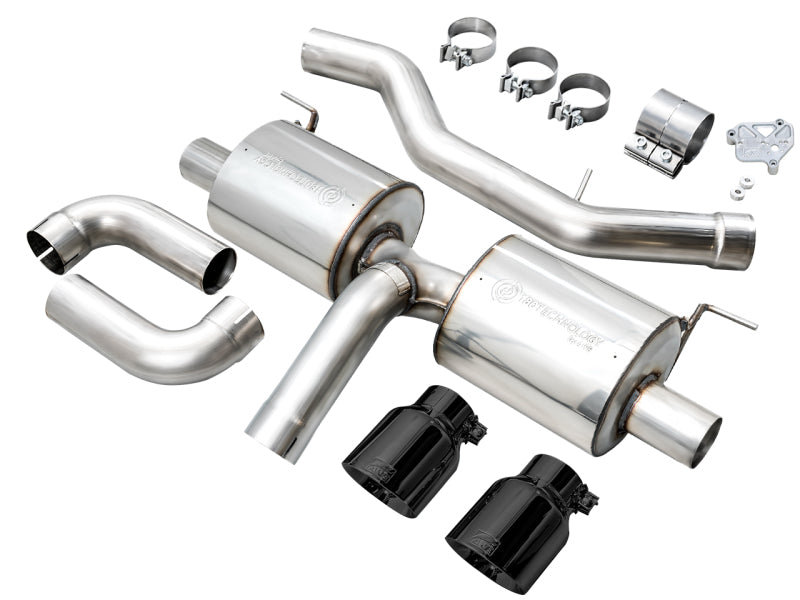 AWE 19-23 BMW 330i / 21-23 BMW 430i Base G2X Touring (Excl. Conv) Axle-Back Exhaust - Diamond Black