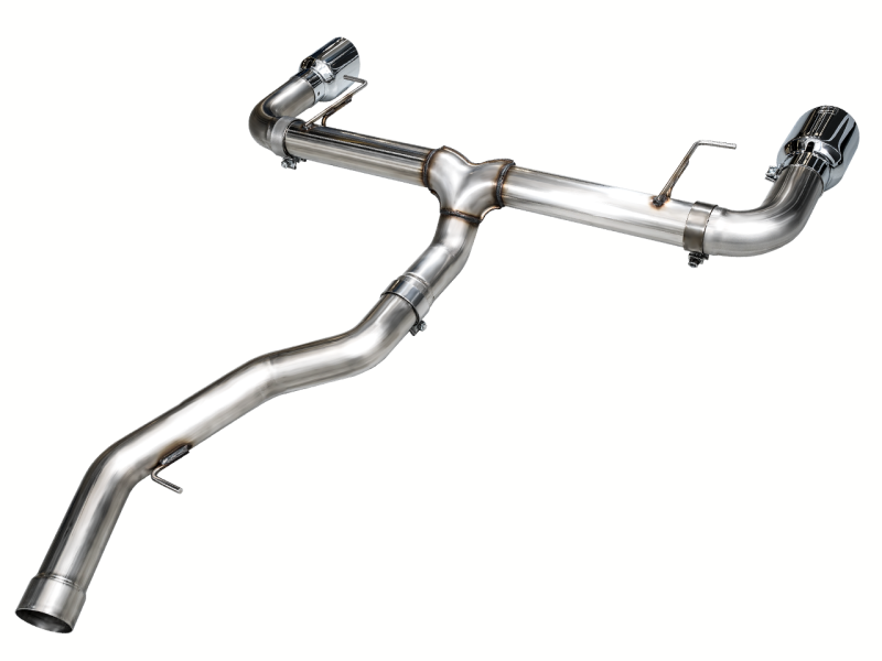AWE Tuning 19-23 BMW 330i / 21-23 BMW 430i Base G2X Track Edition Axle-Back Exhaust - Chrome Silver