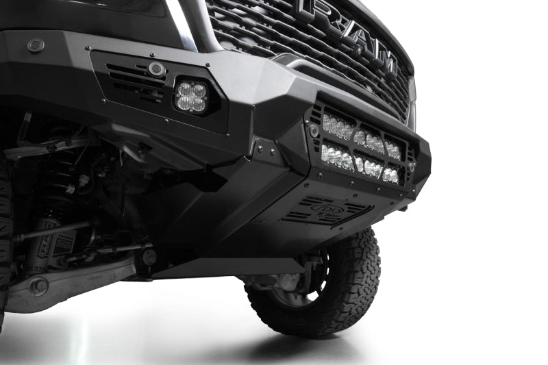 Addictive Desert Designs 25+ RAM 1500 RHO Bomber Front Bumper  (20 Inch Lights)