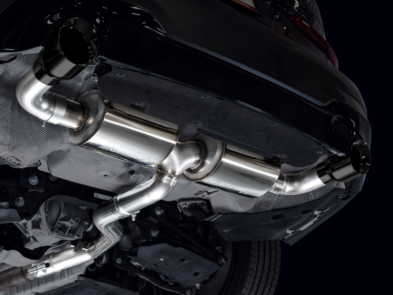 AWE 19-23 BMW 330i / 21-23 BMW 430i Base G2X Touring (Excl. Conv) Axle-Back Exhaust - Diamond Black